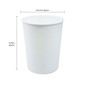 Picture of JVL Toilet Brush + White Plastic Bin