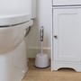 Picture of JVL Toilet Brush + Black Plastic Bin