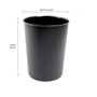 Picture of JVL Toilet Brush + Black Plastic Bin