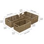 Picture of Seagrass Rectangular Storage Baskets
