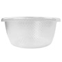 Picture of Plastic Sapphire Round Salad Serving Mixing Bowls, Set of 3, 3L, 6L, 9.5L