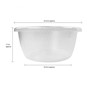 Picture of Plastic Sapphire Round Salad Serving Mixing Bowls, Set of 3, 3L, 6L, 9.5L