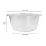 Picture of Plastic Sapphire Round Salad Serving Mixing Bowls, Set of 3, 3L, 6L, 9.5L