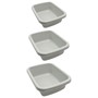 Picture of Plastic Washing Up Cleaning Bowls, Nestable, Set of 3, 5.5L, 9.5L, 15.5L