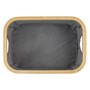 Picture of Bambanio Foldable Bamboo Storage Basket, 26L - Grey