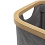 Picture of Bambanio Foldable Bamboo Storage Basket, 26L - Grey