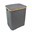 Picture of Bambanio Foldable Bamboo Laundry Storage Hamper, 66L - Grey