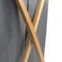 Picture of Bambanio Foldable Bamboo Laundry Storage Hamper, 100L - Grey