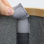 Picture of Bambanio Foldable Bamboo Storage Basket, 26L, Set of 3 - Grey