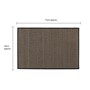 Picture of Antarra Machine Washable Doormat, 50x75cm - Black/Brown