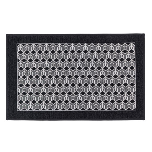 Picture of Allure Machine Washable Doormat, 50x75cm - Black