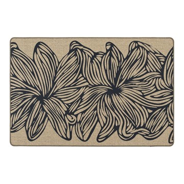 Picture of Elegance Machine Washable Doormat, 50x75cm - Flowers