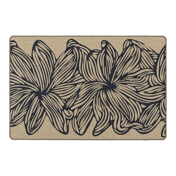 Picture of Elegance Machine Washable Doormat, 50x75cm - Flowers