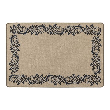 Picture of Elegance Machine Washable Doormat, 50x75cm - Scroll Border