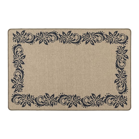 Picture of Elegance Machine Washable Doormat, 50x75cm - Scroll Border