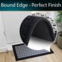 Picture of Allure Machine Washable Doormat and Runner Set - Black