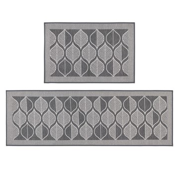 Picture of Expression Machine Washable Doormat and Runner Set - Leaves