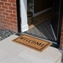 Picture of Eco-Friendly Latex Backed Coir Doormat, 40x60cm - Welcome Border