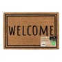 Picture of Eco-Friendly Latex Backed Coir Doormat, 40x60cm - Welcome Border