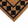 Picture of Eco-Friendly Latex Backed Coir Doormat, 40x60cm - Diamond Border