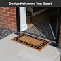 Picture of Eco-Friendly Latex Backed Coir Doormat, 40x60cm - Diamond Border