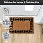 Picture of Eco-Friendly Latex Backed Coir Doormat, 40x60cm - Diamond Border