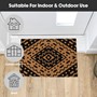 Picture of Eco-Friendly Latex Backed Coir Doormat, 40x60cm - Aztec