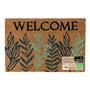 Picture of Eco-Friendly Latex Backed Coir Doormat, 40x60cm - Welcome Leaves