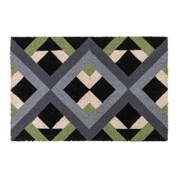 Picture of Eco-Friendly Latex Backed Coir Doormat, 40x60cm - Geo