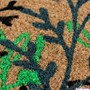 Picture of Eco-Friendly Latex Backed Coir Doormat, 40x60cm - Leaves