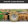 Picture of Eco-Friendly Latex Backed Coir Doormat, 40x60cm - Leaves