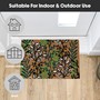 Picture of Eco-Friendly Latex Backed Coir Doormat, 40x60cm - Leaves