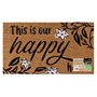Picture of Eco-Friendly Latex Backed Coir Doormat, 40x70cm - Our Happy Home