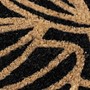 Picture of Eco-Friendly Latex Backed Coir Doormat, 40x70cm - Black Floral