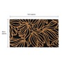 Picture of Eco-Friendly Latex Backed Coir Doormat, 40x70cm - Black Floral
