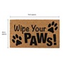Picture of Eco-Friendly Latex Backed Coir Doormat, 40x70cm - Wipe Your Paws