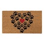 Picture of Eco-Friendly Latex Backed Coir Doormat, 40x70cm - Heart Paws