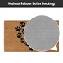Picture of Eco-Friendly Latex Backed Coir Doormat, 40x70cm - Heart Paws