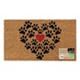 Picture of Eco-Friendly Latex Backed Coir Doormat, 40x70cm - Heart Paws