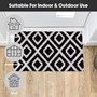 Picture of Eco-Friendly Latex Backed Coir Doormat, 40x70cm - Monochrome Diamond