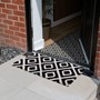 Picture of Eco-Friendly Latex Backed Coir Doormat, 40x70cm - Monochrome Diamond