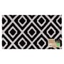 Picture of Eco-Friendly Latex Backed Coir Doormat, 40x70cm - Monochrome Diamond