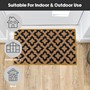Picture of Eco-Friendly Latex Backed Coir Doormat, 40x70cm - Vintage