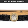 Picture of Eco-Friendly Latex Backed Coir Doormat, 40x70cm - Scalloped Home
