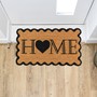 Picture of Eco-Friendly Latex Backed Coir Doormat, 40x70cm - Scalloped Home