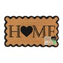 Picture of Eco-Friendly Latex Backed Coir Doormat, 40x70cm - Scalloped Home