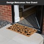 Picture of Eco-Friendly Latex Backed Coir Doormat, 40x70cm - Hearts