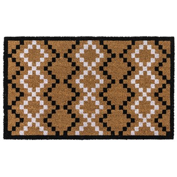 Picture of Eco-Friendly Latex Backed Coir Entrance Doormat, 45x75cm - Diamond Pixel