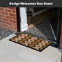 Picture of Eco-Friendly Latex Backed Coir Entrance Doormat, 45x75cm - Diamond Pixel