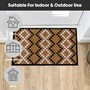 Picture of Eco-Friendly Latex Backed Coir Entrance Doormat, 45x75cm - Diamond Pixel